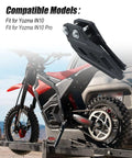 Dope Off Road Chain Guide Fit For Yozma In10 And In10 Pro Ebike mounted on a red ebike for drivetrain protection.