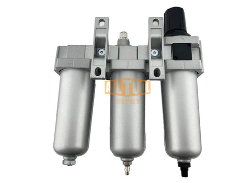 Beefy Half Inch NPT Heavy Duty Industrial Grade Filter Regulator Coalescing Desiccant Dryer System with auto drain