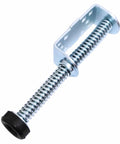 Pair of heavy duty garage door plunger bumpers with springs left and right for opener system parts nine inch steel construction