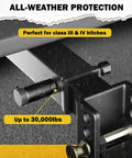 Five Eighth Inch Trailer Hitch Pin Lock Fits Two To Two And A Half Inch Receivers Three And A Half Inch Span Heavy Duty Anti Theft Lock