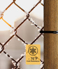 Heavy Duty Stainless Steel Zip Ties 125 Pcs 11.8 Inch Flexible Locking Cable Ties securing fence, cold resistance -76°F