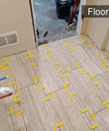 Tile Leveling System With Plier And 300 Clip Spacers And 100 Reusable Wedges For Stone And Tile Installations on tiled floor
