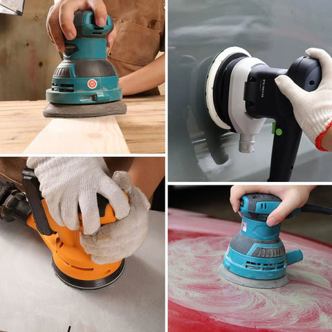 4 sanders using 5 Inch Sanding Discs Set 50 Pack With 8 Hole Hook And Loop Assorted Fine Grit 800 1000 1200 1500 2000