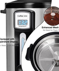 Real 100 Cup Big Batch Commercial Coffee Urn With 20L Stainless Steel And Double Wall Insulation, Fast One Cup Per Minute Brew