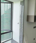 Custom Size Lockable Aluminum Access Door Panel Recessed Inspection Door Drywall Ready in modern interior setting