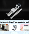 Micro Linear Actuator Stage 30mm Wide Lead Screw Driven Crazy Precise 0.02mm Repeatable Travel For Medical Robotics CNC And 3D Printing
