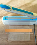 2 Pack Heat Sealer Heating Element Replacement Kit With Cloth Covered Nickel Alloy Wire 5mm Wide Flat Ribbon Strip For Warehouse Packing And Maintenance Durable Even Thermal Output on sealer