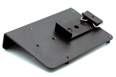 Rack Ready DIN Rail Clip Mount Bracket For Raspberry Pi And Similar SBCs On A 35mm Rail Fits Pi 5, 4B, 3B And Other Boards With The Same Screw Pattern Flexible Clip Positions, black steel
