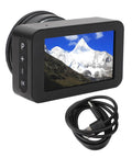 4K Ultra HD Electronic Eyepiece for Telescopes with 3 Inch Color Display showing mountain landscape.