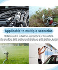 Heavy Duty Reinforced Steel Wire Water Hose 1-1/4 Inch By 10 Foot Black Flexible Vinyl Tubing in various use scenarios
