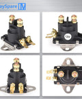 2-Pack 12V Power Trim Solenoid Switch For Mercury Mariner Outboard Motors 35-275 HP MerCruiser Compatible, 4-terminal