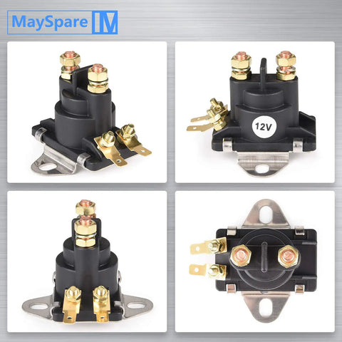 2-Pack 12V Power Trim Solenoid Switch For Mercury Mariner Outboard Motors 35-275 HP MerCruiser Compatible, 4-terminal