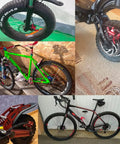 Line Pulling Hydraulic Disc Brake Calipers For MTB And Road Bikes Front And Rear Ebike Disc Brake Upgrade Kit Red Rear Caliper Smooth Modulated Stopping Durable Caliper Assembly Easy Install High Performance Braking System