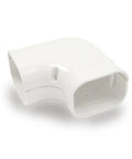 3 Inch PVC Line Set Cover Kit 11.3 Feet Tubing Cover For Mini Split Central Air Conditioner And Heat Pump Easy Install corner piece