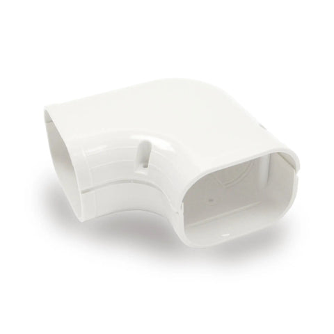 3 Inch PVC Line Set Cover Kit 11.3 Feet Tubing Cover For Mini Split Central Air Conditioner And Heat Pump Easy Install corner piece