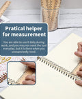 Person using 60 Pack Wooden Rulers 12 Inch Measuring Rulers Bulk Wood Ruler With Double Sided Metric And Inch Scales for writing