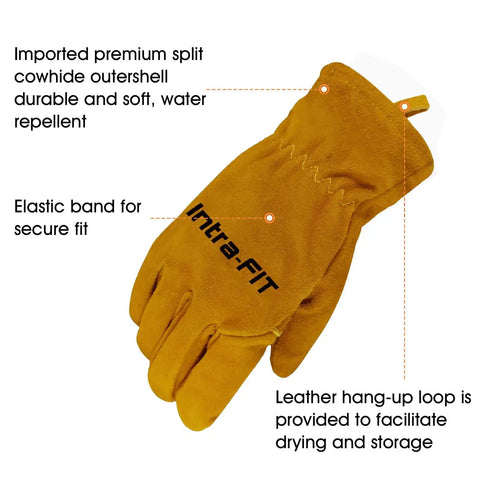 Structural Firefighter Gloves With NFPA 1971 Compliance Moisture Barrier Heat And Flame Resistance Durable Cowhide Leather Built To Last
