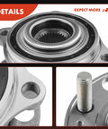Close-up view of a 5-lug wheel bearing and hub assembly for Kia Sorento 2019-2020 and Hyundai Santa Fe 2015-2018