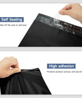100 Pcs 12 By 15.5 Inch Poly Mailer Envelopes Waterproof Self Adhesive Bags showing self-sealing and high adhesion features