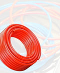 Rock Solid Pu Polyurethane Pneumatic Tubing And Air Compressor Hose With Slick Flex Design Wear Resistant Build For Tight Shop Jobs Grease Monkey Approved Heavy Duty Air Lines red hose coil