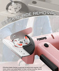 Punomo Cordless Electric Box Cutter With Rechargeable All Copper Motor demonstrating quick blade removal mechanism for easy maintenance.