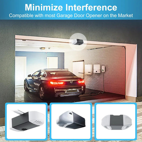 Ultra Bright LED Garage Door Opener Bulbs 1500 Lumens A19 E26 Base 120V 12W 4000K Cool White installed in garage