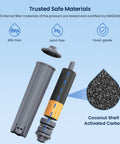 Glacier Fresh water filter cartridge for Jura Claris Smart+, coconut shell activated carbon, 3-pack