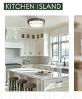 12 Inch Flush Mount Ceiling Light, 2 Light Close-To-Ceiling Fixture In Oil Rubbed Bronze Finish With Frosted Glass in kitchen