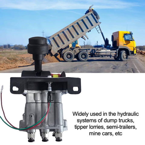 PTO Hoist Air Shift Control Valve With Push To Connect Fittings For Dump Truck Tipper Hydraulic System With PTO Switch Fits Apsco K90 AV-295 Style Replacement