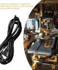 8 Foot 16 Gauge 2 Conductor Power Cord Replacement for Drills Saws Grinders Vacuums and Other Power Tools in workshop.