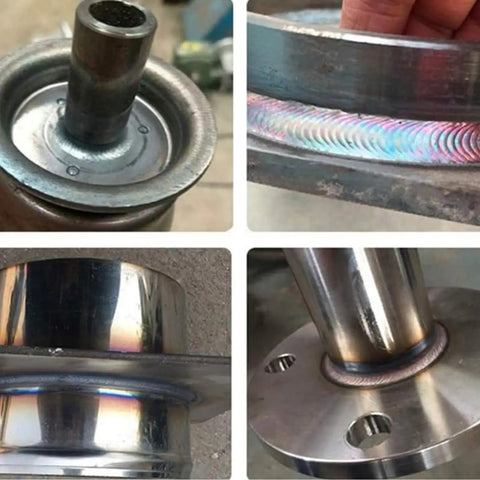 Top Shelf Rotary Welding Positioner With 90 Degree Tilt Table And Smooth 180Mm Turntable Coupled With Built Tough 65Mm Chuck showing detailed metal welds.