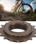 18 Tooth Steel Single Speed Freewheel For Bicycles Durable Replacement Part With Precise Internal Threads For Tight Hub Fit