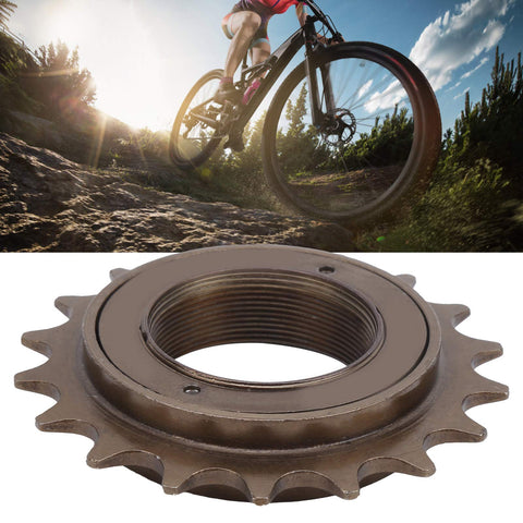 18 Tooth Steel Single Speed Freewheel For Bicycles Durable Replacement Part With Precise Internal Threads For Tight Hub Fit