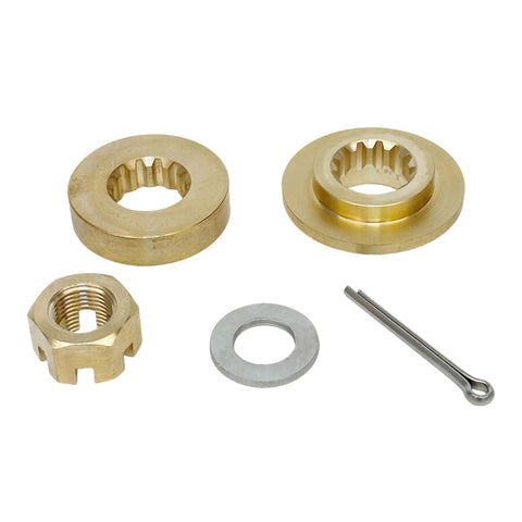 Yamaha Outboard Propeller Hub Kit With Nut Cotter Pin Thrust Washer And Spacers For 40HP 50HP 55HP F40 F50 Engines Includes 66T-45987-01 And 663-45987-02 All Hardware Included For Quick Plug And Play Install
