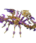 3D Metal Puzzle For Adults Articulated Mechanical Scorpion Model Kit In Alloy And Stainless Steel With Movable Joints DIY