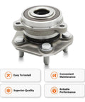 Tesla Front Wheel Hub Bearing Assembly Drop In Replacement for Model 3 2018 2019 2020 2021 2022 and Model Y 2020 2021 2022 AWD