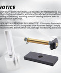 Heavy Duty CV Axle Bearing Puller Seal Kit Tool Premium Steel For Toyota 4Runner Tacoma FJ Cruiser 8 Inch Diff Front Clamshell Remover Handles Part 18195 Best Garage Tool Like Pros For 2003 To 2018 Vehicles Very Smooth Fix At Home Or Shop Quick Now. notice graphic of steel bearing puller parts