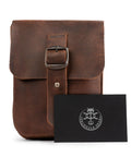 Full Grain Leather Holster Pouch Belt Clip Wallet Bag For Coins Change Headphones And Small Personal Items Handcrafted Durable Waist Pack In Bourbon Brown Durable Everyday Carry Belt Pouch For Travel Hiking Camping And Daily Use