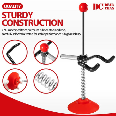 Adjustable Steering Wheel Holder For Cars Trucks And Vans Universal Car Alignment Tool with rubber-steel construction