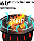 Surround Tabletop For Solo Stove Bonfire Ranger Two Point Zero And Mesa with 360-degree protective surface illustration