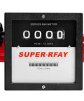 1 Inch Mechanical Fuel Meter For Diesel And Gasoline Transfer Pumps with large display, resettable subtotal, and total litres readout