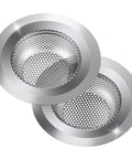 2 Pack Stainless Steel Kitchen Sink Strainers With Large Wide Rim 4.5 Inch Diameter Food Catcher for Most Drains Basket Style Fit