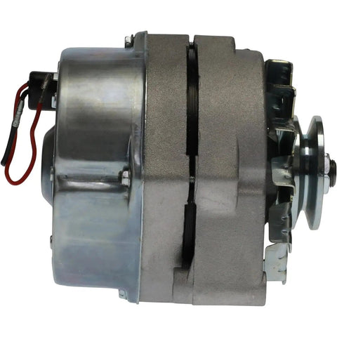 Side view of Beast Marine Alternator Replacement For Mercruiser 2.5L 3.0L GM Boats 1970-1989, OE-Equivalent