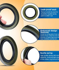 Road Ready Trailer Bearing Rebuild Kit Designed For 2000 To 2200 Pound Axles seal with double lip design for leak-proof performance.
