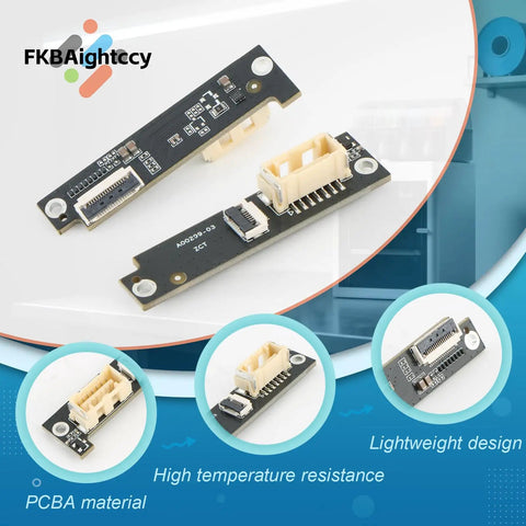 Extrusion Interface Board Replacement For 3D Printer P2S Compatible PCB Adapter Circuit Board Kit Black PCBA material