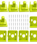 10 Pack Must Have Tool Holder Wall Mount For Ryobi 18V One Plus Cordless Drill Saw Blower And Battery Storage Heavy Duty Organizer