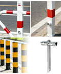 Triangle Socket Key 2 In 1 Compact Portable Tool Spanner near various posts and bollards.