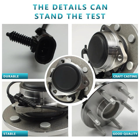 Front Wheel Bearing Hub Assembly 515054 Fits Cadillac Escalade 2002 2006 Chevrolet Avalanche 1500 Express 1500 2500