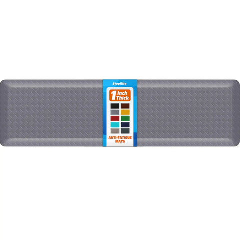 Anti Fatigue Kitchen Mat 72 By 20 Inches One Inch Thick Non Slip Heavy Duty Water Resistant Rug For Home Kitchen And Office Standing Desk Comfort Gray