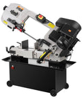 Metal Horizontal Band Saw With 7 By 12 Inch Rectangular Cutting Capacity, Dual 110V To 220V Power, 1.1 kW Motor, 0 To 45 Degree Angle Adjustment, Variable Speed, Ideal For Metal Wood And Plastic